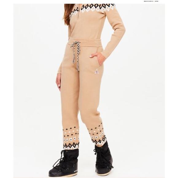 Veronica Beard The Upside Fairbanks JoJo Knit Jogger Pants XS NWT 278 Khaki - Picture 6 of 7